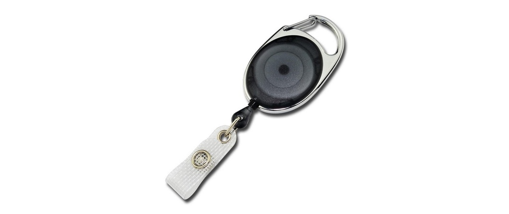 Diverse Porte-carte Yoyo ovale 63 Noir, 10 pièces