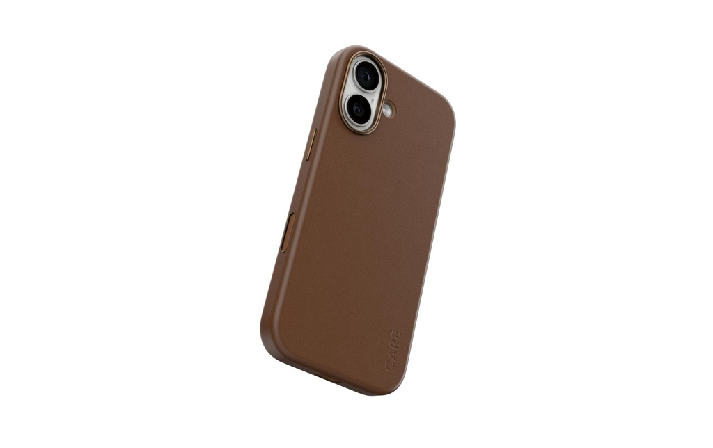 CARE Coque arrière Solo pour iPhone 17 Marron