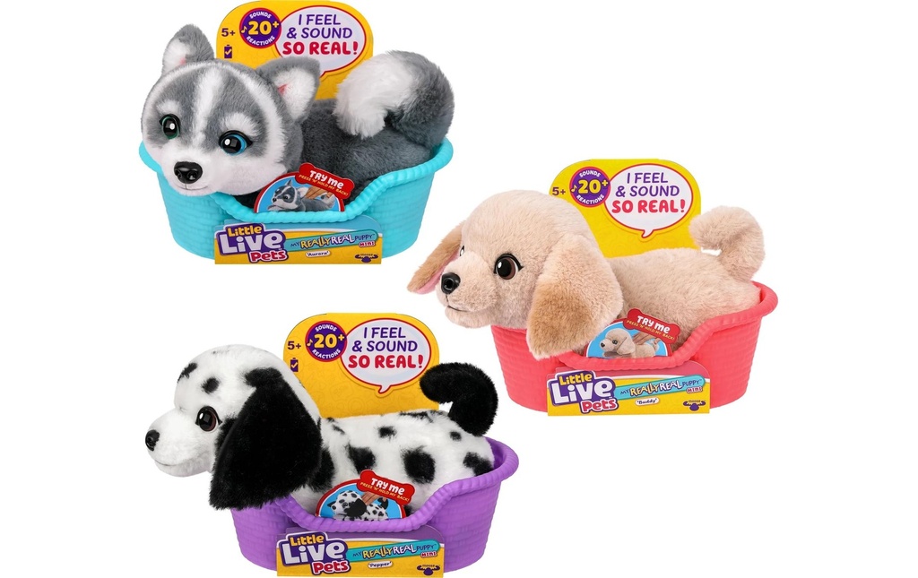 moose Peluche fonctionnelle My Really Real Chiots Mini