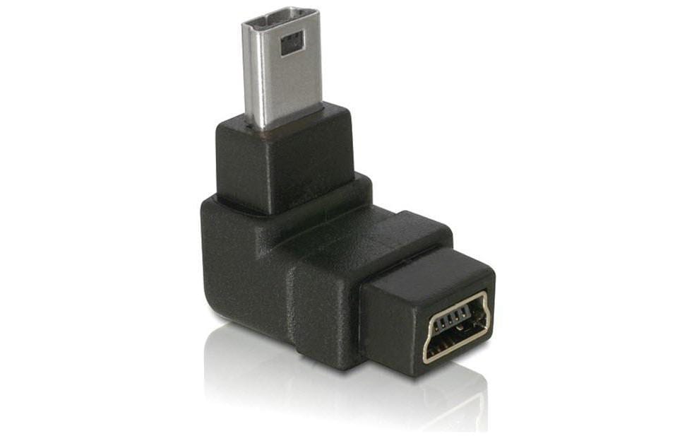 Delock Adaptateur USB 2.0 Connecteur mini USB B - Prise mini USB B