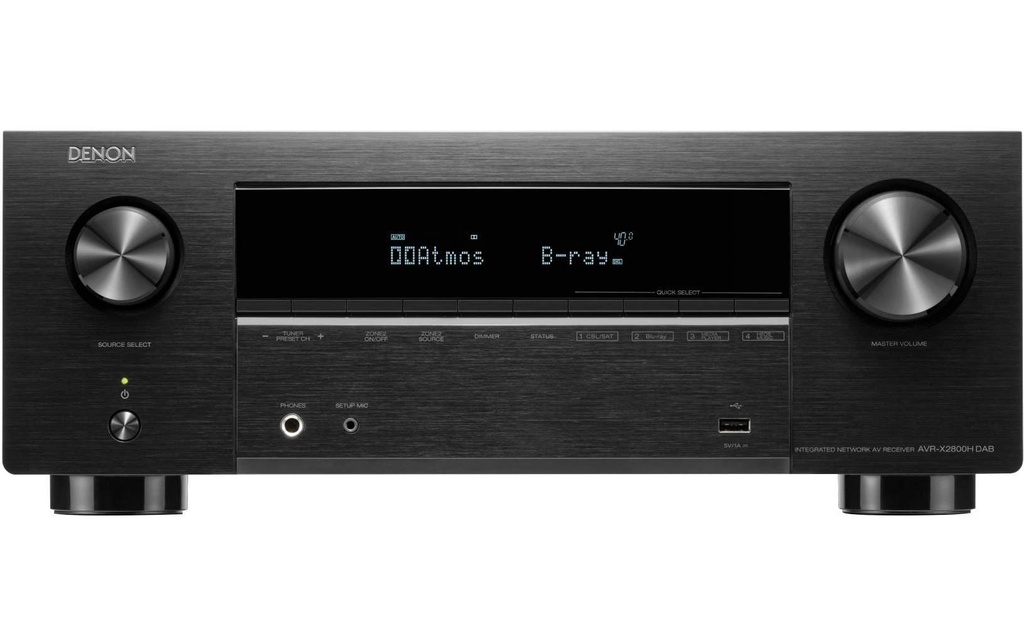 Denon Récepteur AV AVR-X2800H DAB Noir