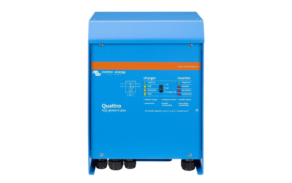 Victron Onduleur Energy Inverter Quattro 12/3000/120-50/50