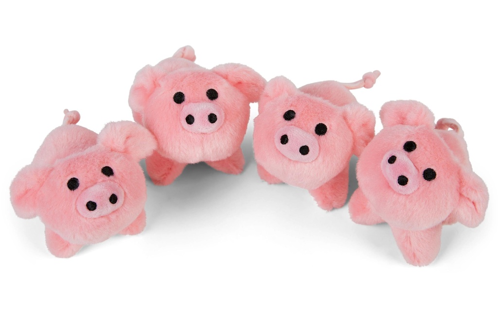 Mamanimals Animal en peluche Bébés cochons 4 pièces 9 cm