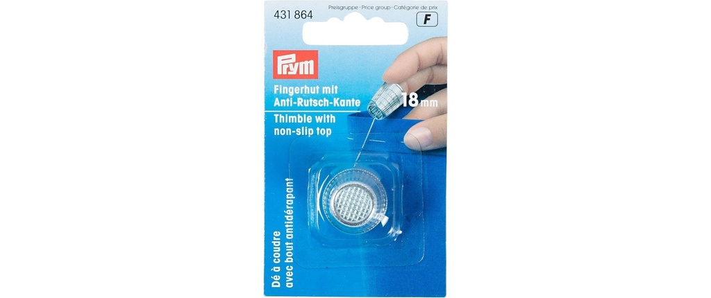 Prym Dé à coudre Ø 1.8 cm Argent