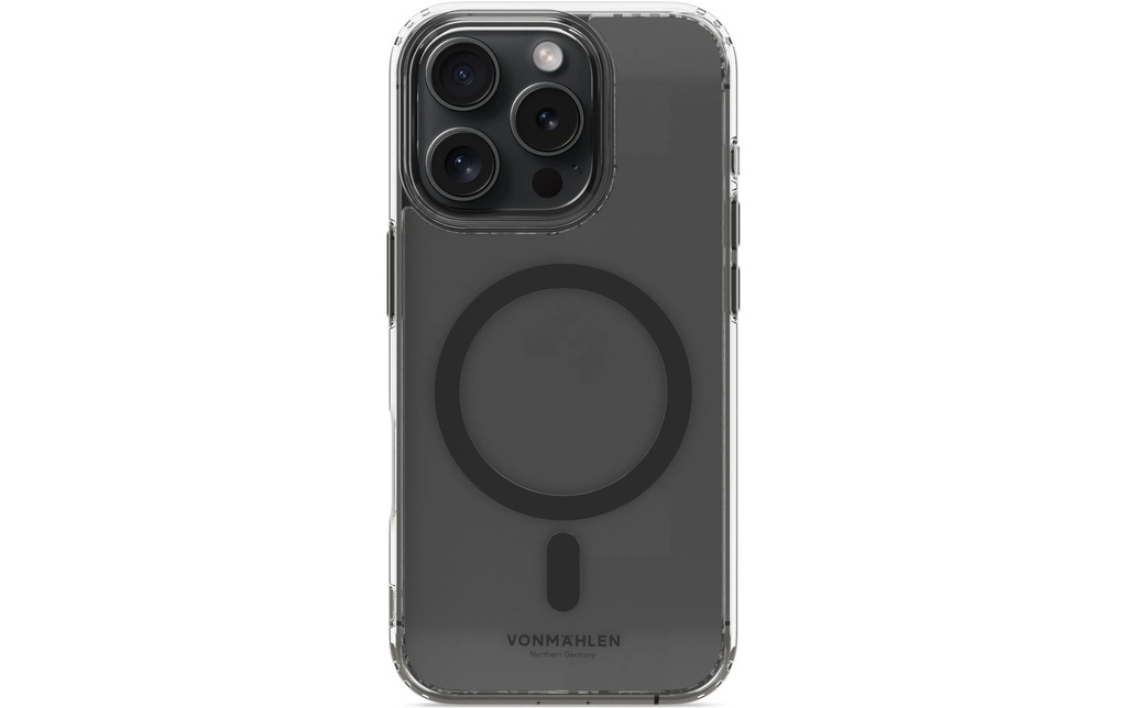 Vonmählen Coque arrière Transparent  iPhone 16 Pro Black