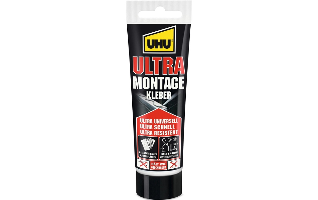 UHU Adhésif de montage Ultra 100 ml, Blanc