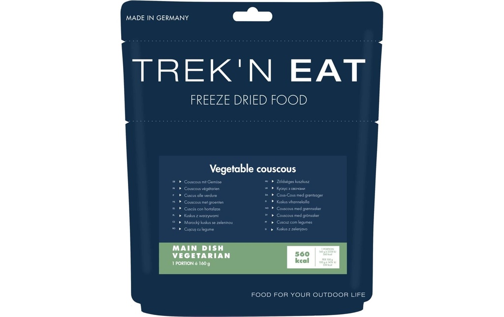 Trek 'N Eat Plat principal Semoule de blé dur aux légumes