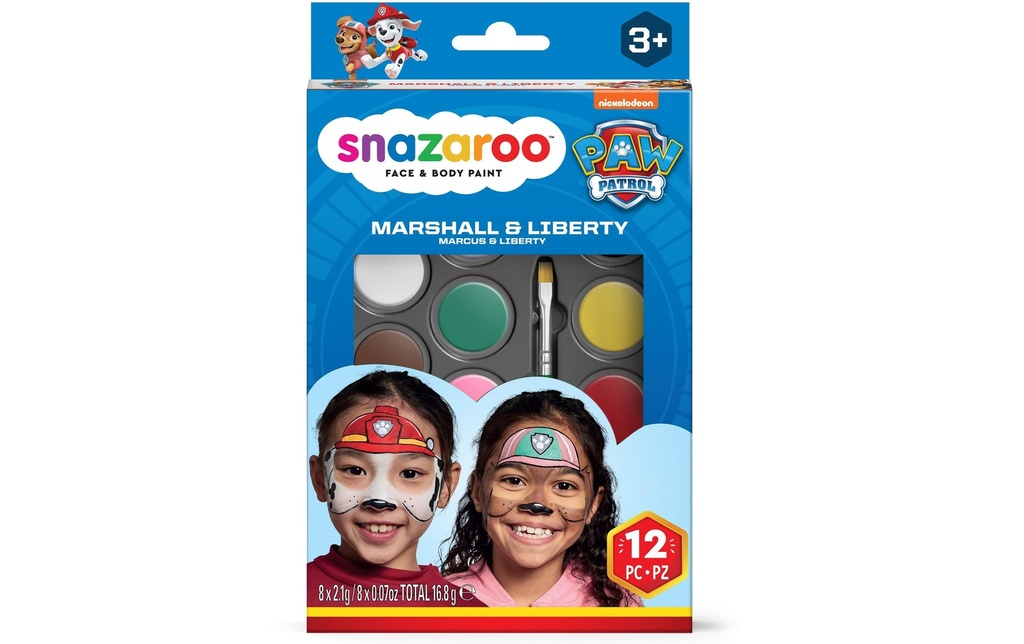 Snazaroo Palette de maquillage Paw Patrol Marshall & Liberty