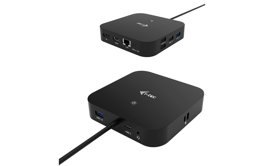 i-tec Station d'accueil USB-C HDMI DP Dual PD 100W