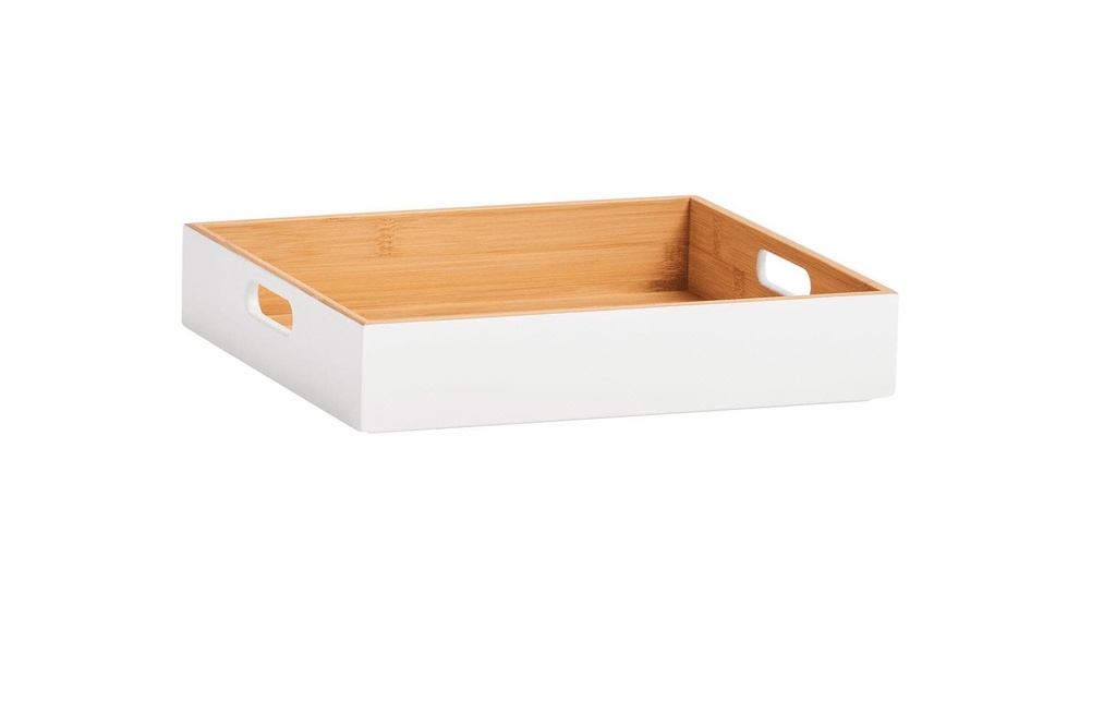 Zeller Present Caisse de rangement 30 x 6 cm, Blanc