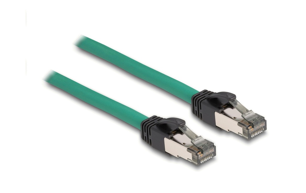 Delock Câble patch PROFINET Cat 5e, SF/UTP, 3 m, Vert