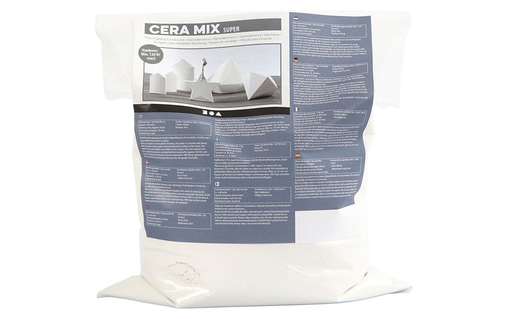 Creativ Company Matière à modeler Cera-Mix 5 kg Blanc