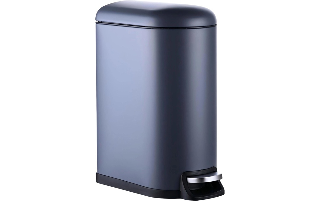 relaxdays Poubelle à pédale 10 L Gris