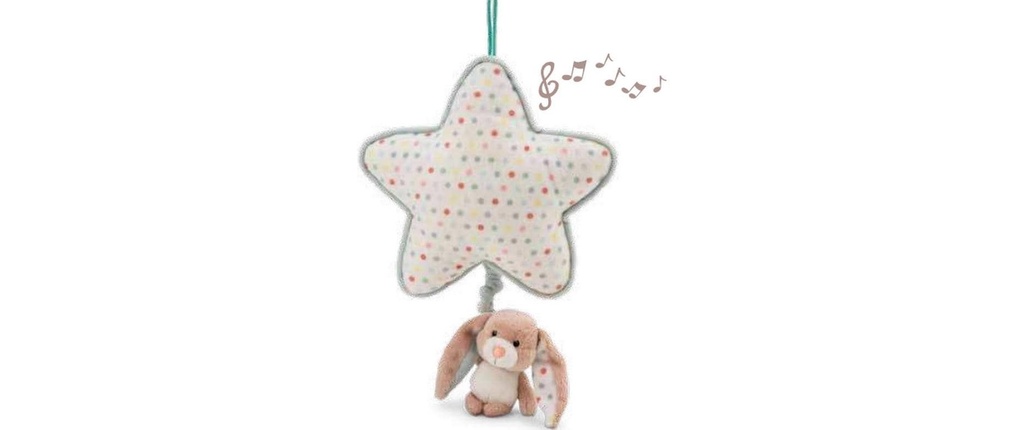 My First Nici Peluche musicale Étoile avec lapin Fjella