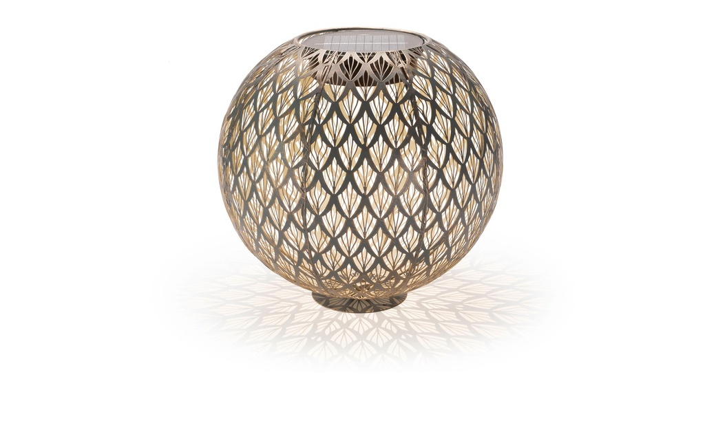 STT Photophore Solar Antic Ball Emilia, Ø 40 cm, Bleu marine