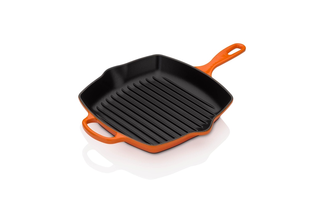 Le Creuset Poêle pour barbecue Signature 26 cm, Rouge four