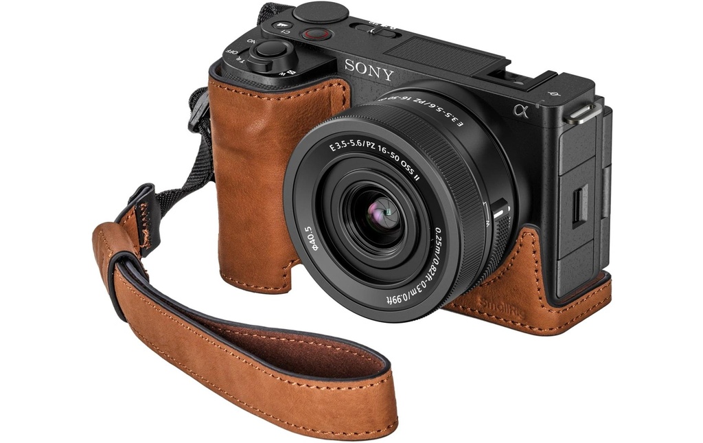 Smallrig Kit d'étuis en cuir pour Sony ZV-E10 II Marron
