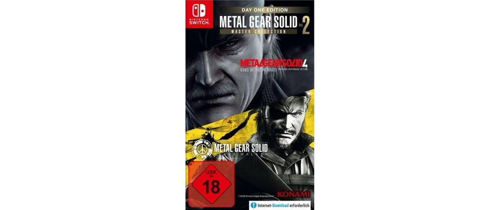 KONAMI Metal Gear Solid Master Collection 2 Day One Edition (Boîte)