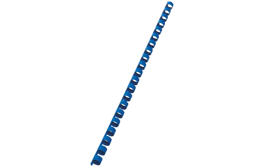 GBC Peigne de reliure Ø 10 mm, bleu, 100 pièces