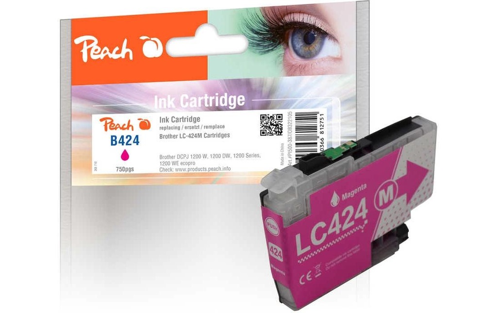 Peach Encre Brother LC-424M Magenta