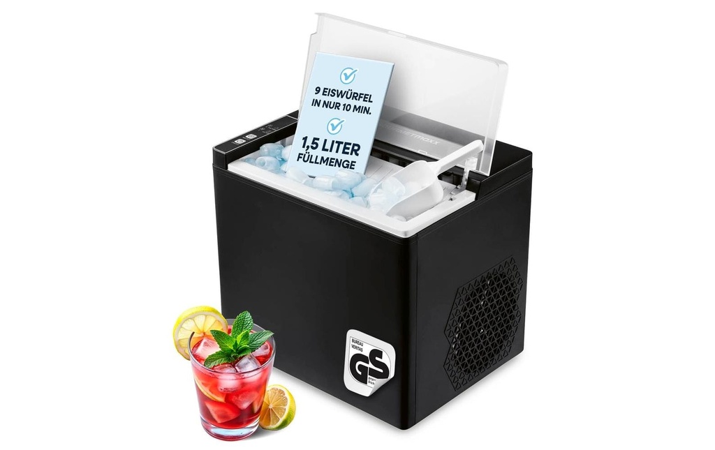 GOURMETmaxx Machine à glaçons 12 kg/24h