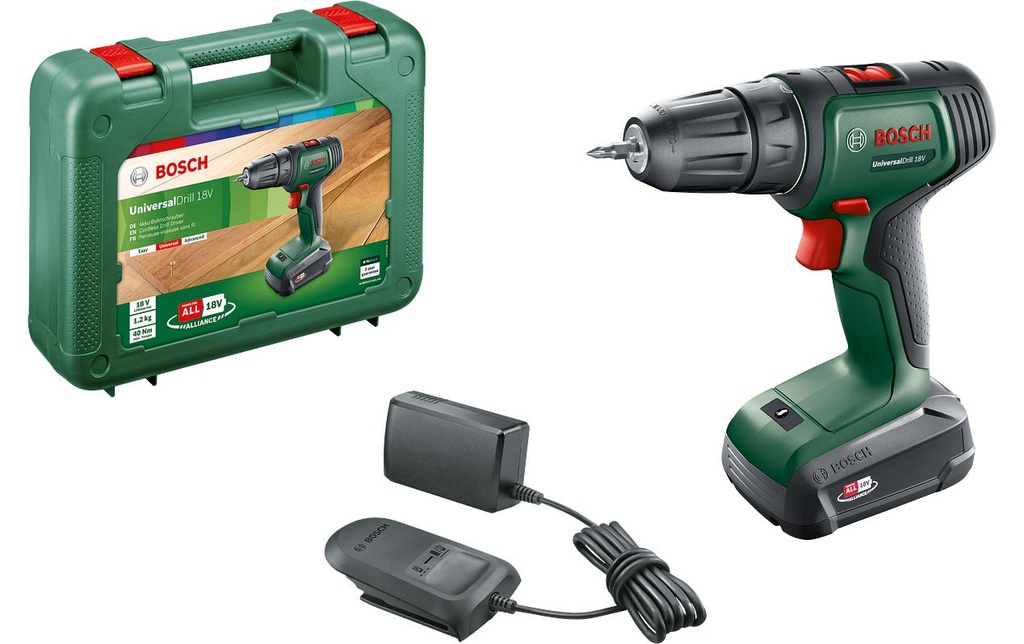 Bosch Perceuse-visseuse sans fil UniversalDrill 18 V Kit