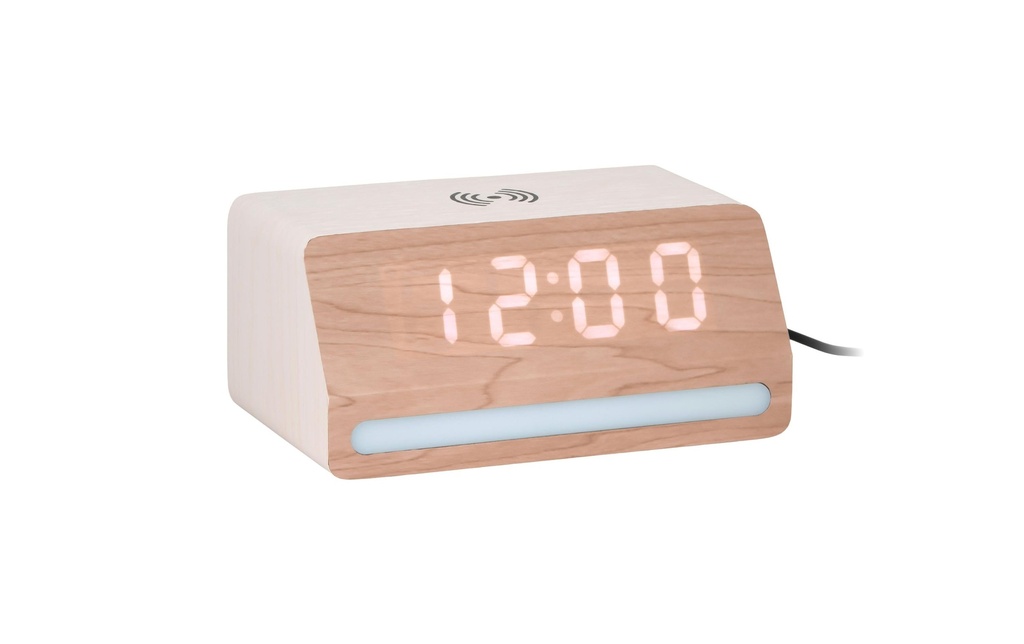 KARLSSON Réveil Retro Light LED Blanc