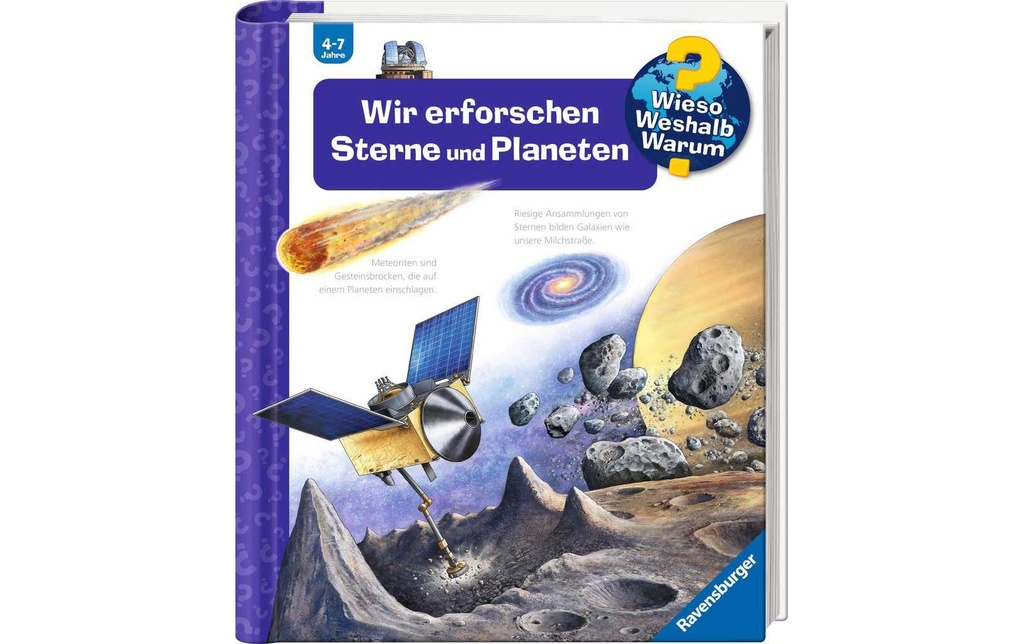 Ravensburger Livres pratiques pour enfants WWW Wir erforschen Sterne und Planeten
