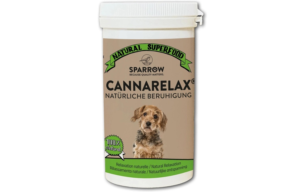 Sparrow Supplément alimentaire pour chiens CannaRelax, 100 g