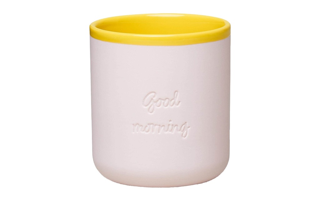 Chic Mic Tasse à thé Bon matin 380 ml, 1 Pièce/s, Jaune/Rose