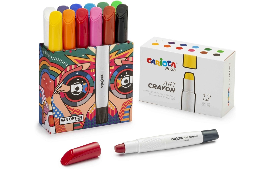 Carioca Art Crayon Plus E-12 Multicolore