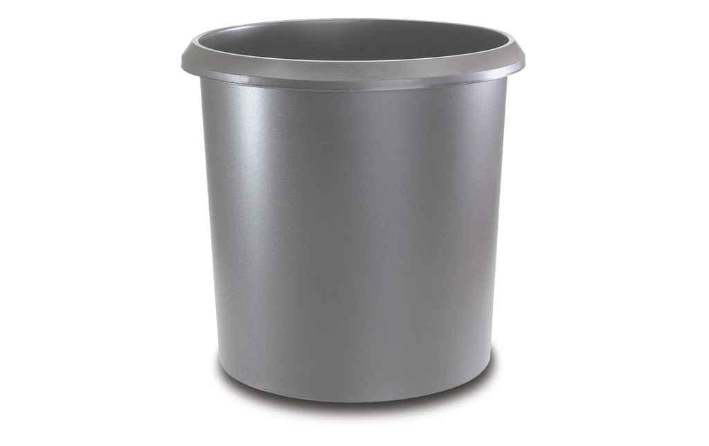 Läufer Corbeille à papier 18 l, Gris