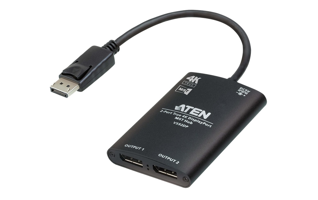 Aten Diviseur de signaux à 2 ports VS92DP True 4K
