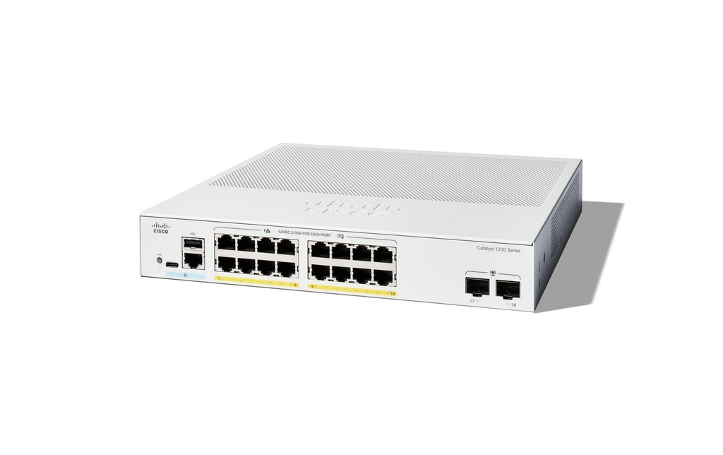 Cisco Switch Catalyst C1200-16T-2G 18 ports
