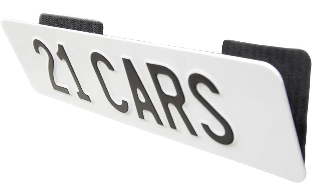 21CARS Étiquette interchangeable Velcro Mini