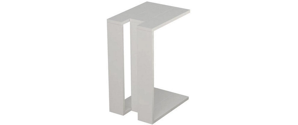 Woody Fashion Table d'appoint Muju 30 x 57 x 40cm, Blanc
