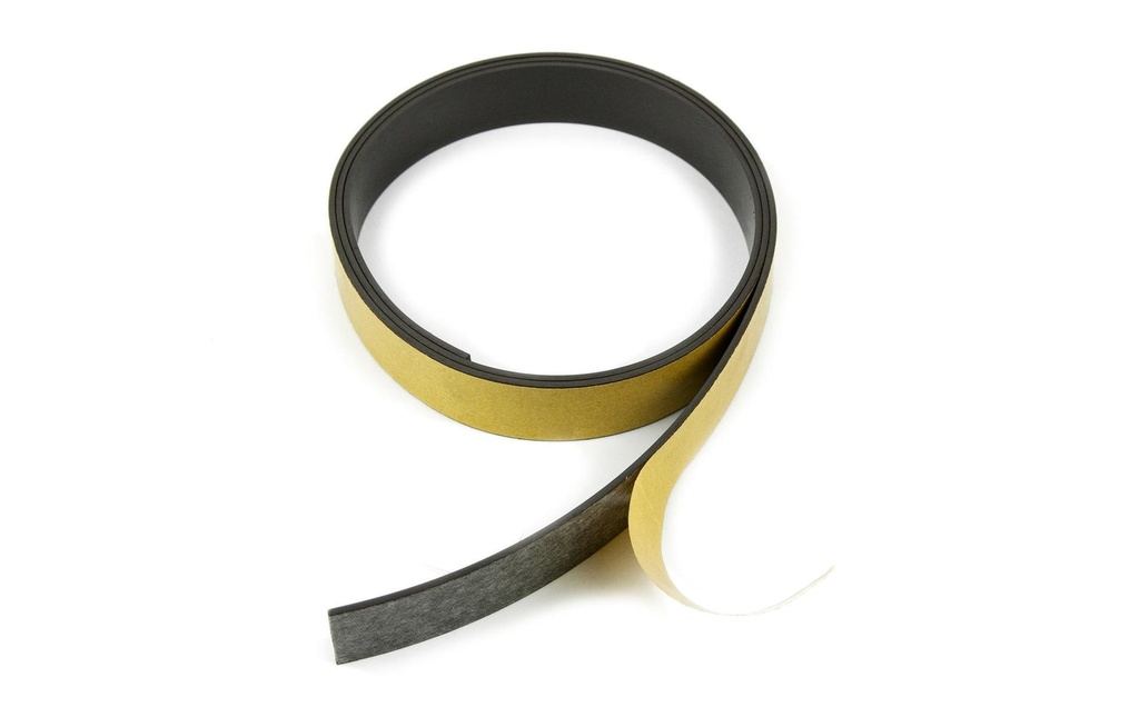 supermagnete Bande magnétique 20 mm x 1 m,  Noir