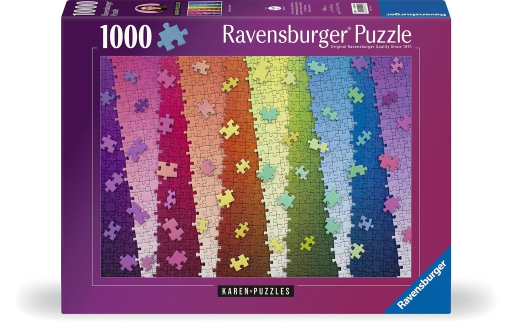Ravensburger Puzzle Couleurs sur couleurs 1000 pièces