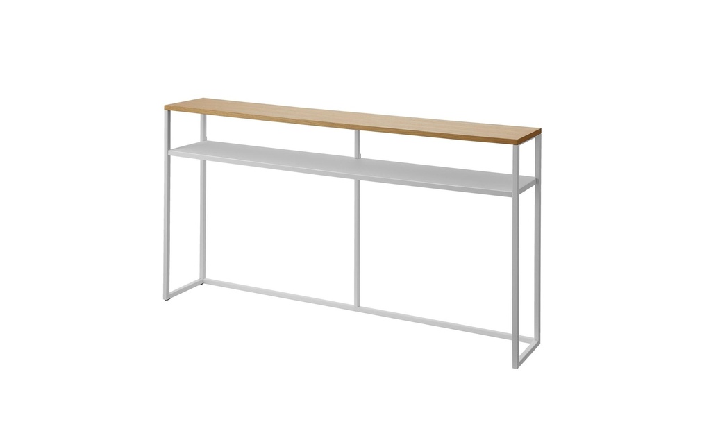 Yamazaki Table console TOWER 126 x 65 cm, Blanc