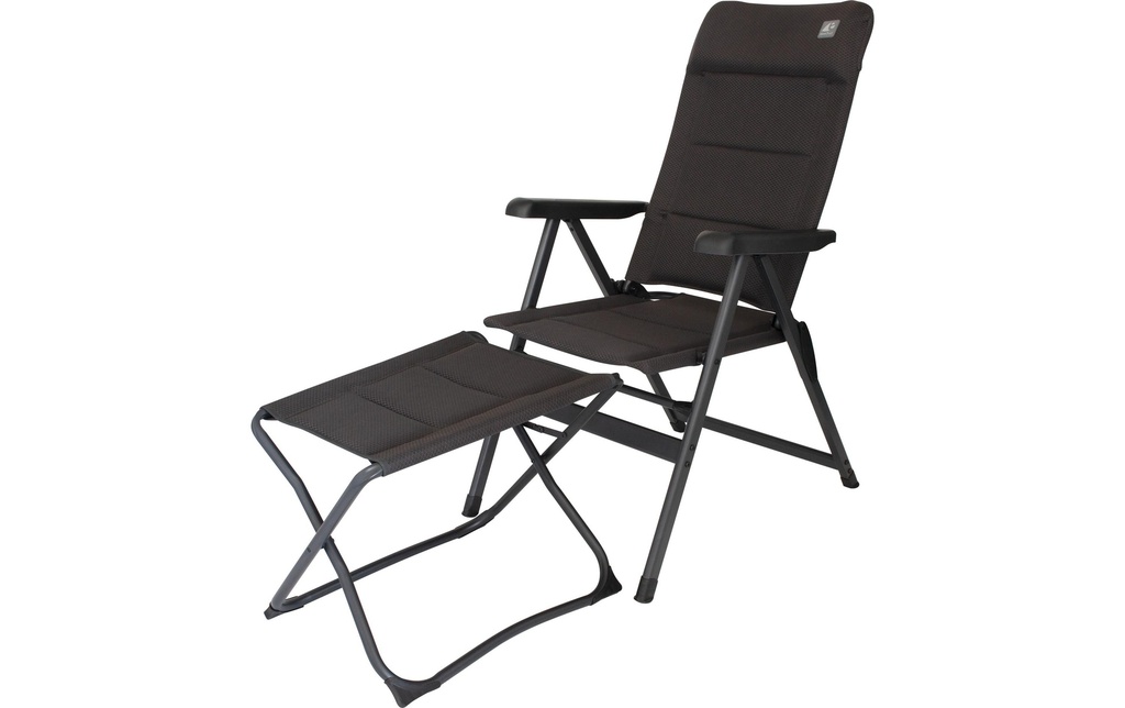 Eurotrail Tabouret de camping Kendal – Tabouret de pied Anthracite