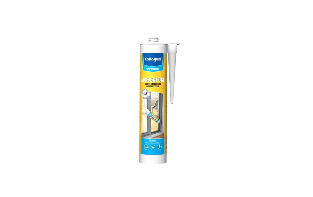 Coltogum Mastic d'étanchéité pour joints extérieurs gris béton 310 ml