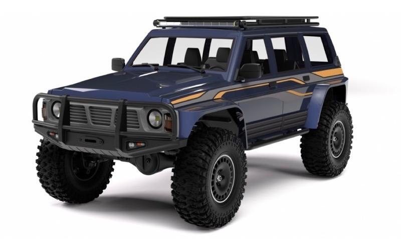 Absima Crawler CR4.4 PATROL bleu foncé, 4WD, ARTR, 1:10