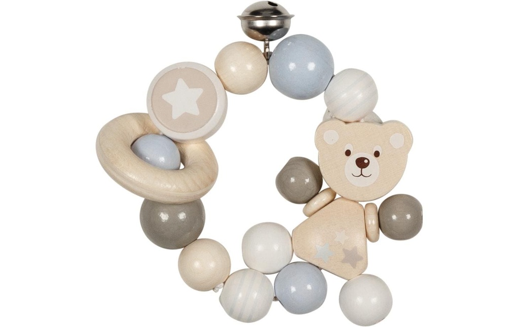 Goki Hochet silencieux Ours Élastique
