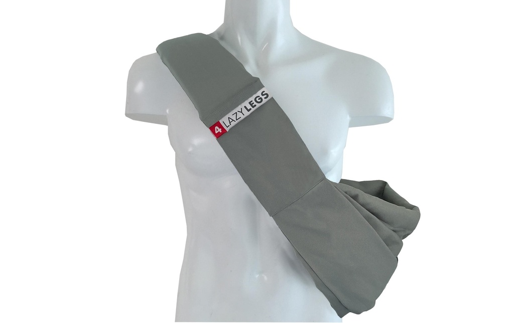 4LazyLegs Sac de transport d’animal Canvas, Mineral Grey, S
