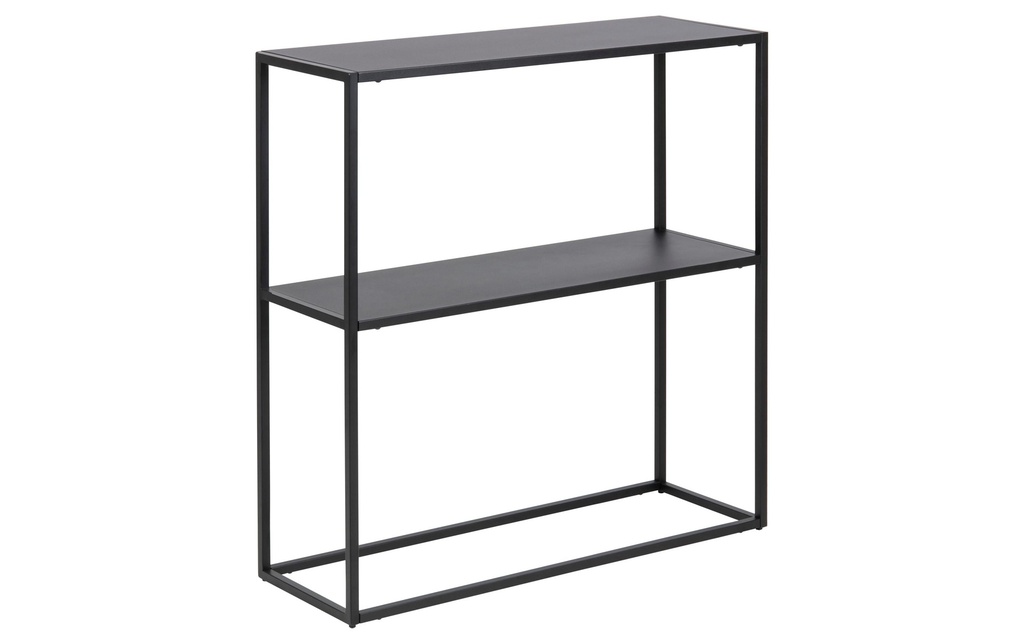 AC Design Table console Newton 79,5 x 26 x 80,5 cm, Noir
