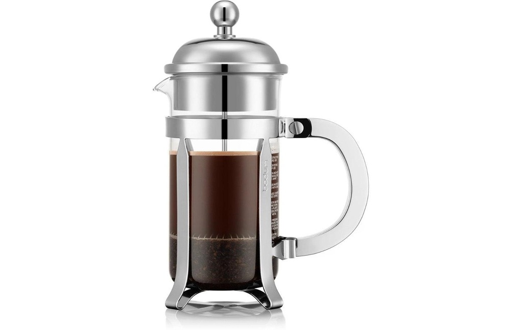 Bodum Cafetière Chambord Chromé, argenté, 0.35 l