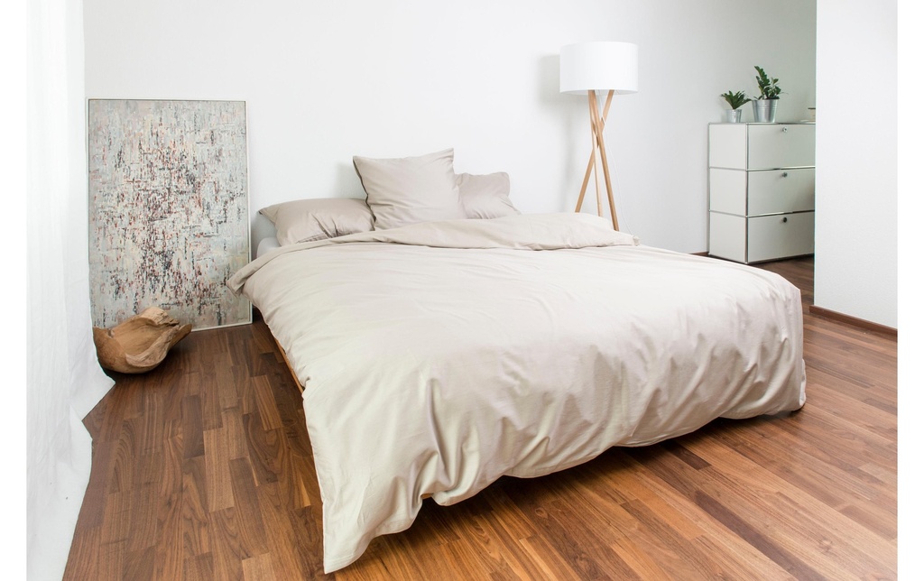 Nobilium Housse de duvet Oni 200 x 210 cm, Taupe