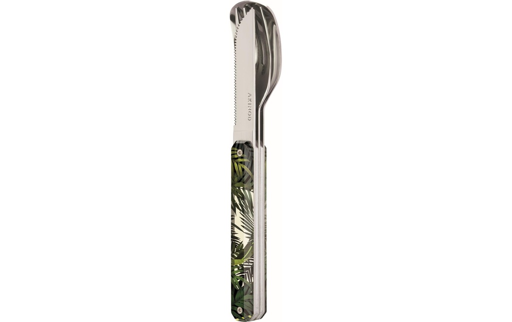 Akinod Kits de couverts de camping Straight Cutlery 12 h34