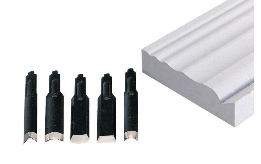 Proxxon Couteau Jeu de couteaux à découper 5 pièces