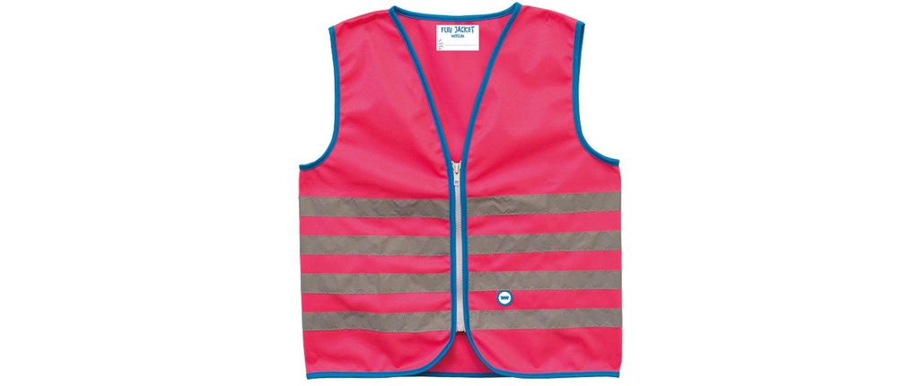 wowow Veste réfléchissante Fun Jacket S, Pink